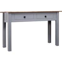 Vidaxl Console Table Grey 110X40X72 Cm Solid Pine Wood Panama Range, Grey