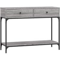 Vidaxl Console Table Grey Sonoma 100X34.5X75 Cm Engineered Wood, Grey