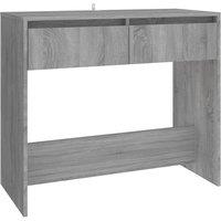 Vidaxl Console Table Grey Sonoma 89X41X76.5 Cm Engineered Wood, Grey