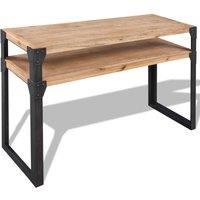 Vidaxl Console Table Solid Acacia Wood 120X40X85 Cm, Brown