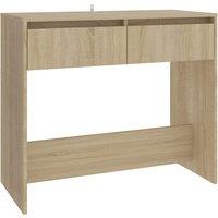 Vidaxl Console Table Sonoma Oak 89X41X76.5 Cm Steel