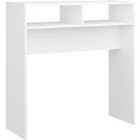 Vidaxl Console Table White 78X30X80 Cm Engineered Wood, White