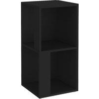Vidaxl Corner Cabinet Black 33X33X67 Cm Engineered Wood, Black