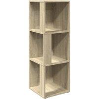 Vidaxl Corner Cabinet Sonoma Oak 33X33X100 Cm Engineered Wood, Brown