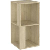 Vidaxl Corner Cabinet Sonoma Oak 33X33X67 Cm Engineered Wood, Brown