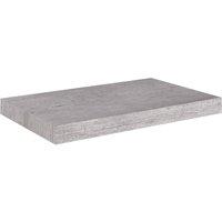 Vidaxl Floating Wall Shelf Concrete Grey 50X23X3.8 Cm Mdf, Grey