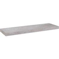 Vidaxl Floating Wall Shelf Concrete Grey 80X23.5X3.8 Cm Mdf, Grey