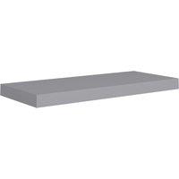 Vidaxl Floating Wall Shelf Grey 60X23.5X3.8 Cm Mdf, Grey