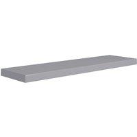 Vidaxl Floating Wall Shelf Grey 90X23.5X3.8 Cm Mdf, Grey