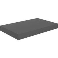 Vidaxl Floating Wall Shelf High Gloss Grey 40X23X3.8 Cm Mdf, Grey