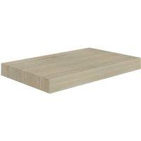 Vidaxl Floating Wall Shelf Oak 40X23X3.8 Cm Mdf, Brown