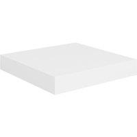 Vidaxl Floating Wall Shelf White 23X23.5X3.8 Cm Mdf, White
