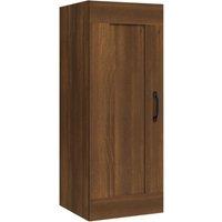 Vidaxl Hanging Cabinet Brown Oak 35X34X90 Cm Engineered Wood, Brown
