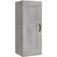 Vidaxl Hanging Cabinet Concrete Grey 35X34X90 Cm Engineered Wood, Grey