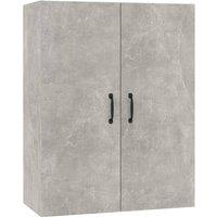 Vidaxl Hanging Cabinet Concrete Grey 69 5X34X90 Cm Engineered Wood, Grey