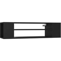 Vidaxl Hanging Tv Cabinet Black 100X30X26.5 Cm Engineered Wood, Black