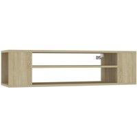 Vidaxl Hanging Tv Cabinet Sonoma Oak 100X30X26.5 Cm Engineered Wood, Brown