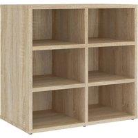 Vidaxl Shoe Cabinet Sonoma Oak 52.5X30X50 Cm, Brown