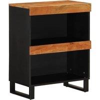 Vidaxl Side Cabinet 60X33X75 Cm Solid Wood Acacia, Brown