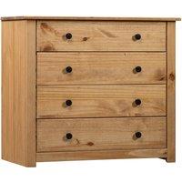 Vidaxl Side Cabinet 80X40X73 Cm Pine Panama Range, Brown