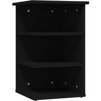 Vidaxl Side Cabinet Black 35X35X55 Cm Engineered Wood, Black