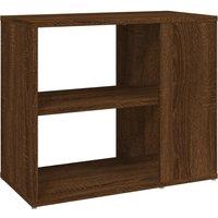 Vidaxl Side Cabinet Brown Oak 60X30X50 Cm Engineered Wood, Brown