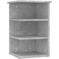 Vidaxl Side Cabinet Concrete Grey 35X35X55 Cm Engineered Wood, Grey