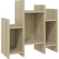 Vidaxl Side Cabinet Sonoma Oak 60X26X60 Cm Engineered Wood, Brown
