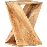 Vidaxl Side Table 35X35X55 Cm Solid Mango Wood, Brown