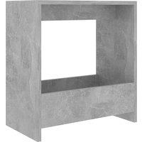 Vidaxl Side Table Concrete Grey 50X26X50 Cm Engineered Wood, Grey