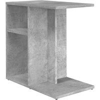 Vidaxl Side Table Concrete Grey 50X30X50 Cm Engineered Wood, Grey