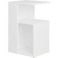 Vidaxl Side Table White 36X30X56 Cm Engineered Wood, White