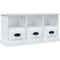 Vidaxl Tv Cabinet White 100X35X50 Cm Engineered Wood, White
