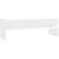 Vidaxl Tv Cabinet White 120X40X40 Cm Engineered Wood, White