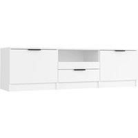 Vidaxl Tv Cabinet White 140X35X40 Cm Engineered Wood, White