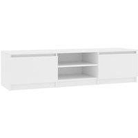 Vidaxl Tv Cabinet White 140X40X35.5 Cm Engineered Wood, White
