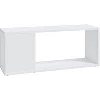 Vidaxl Tv Cabinet White 80X24X32 Cm Engineered Wood, White