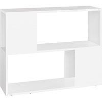 Vidaxl Tv Cabinet White 80X24X63 Cm Engineered Wood, White
