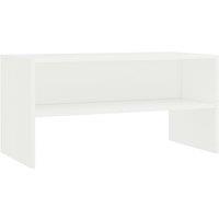 Vidaxl Tv Cabinet White 80X40X40 Cm Engineered Wood, White