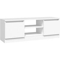 Vidaxl Tv Cabinet With Door White 102X30X36 Cm, White
