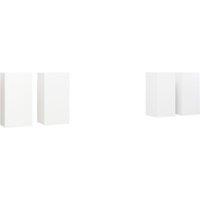 Vidaxl Tv Cabinets 4 Pcs White 30.5X30X60 Cm Engineered Wood, White