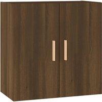 Vidaxl Wall Cabinet Brown Oak 60X30X60 Cm Engineered Wood, Brown