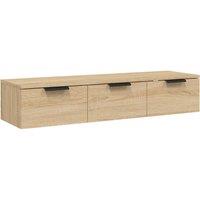 Vidaxl Wall Cabinet Sonoma Oak 102X30X20 Cm Engineered Wood, Brown