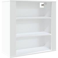 Vidaxl Wall Cabinet White 80X33X80 Cm Engineered Wood, White