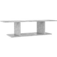 Vidaxl Wall Mounted Tv Cabinet Concrete Grey 103X30X26.5 Cm, Grey