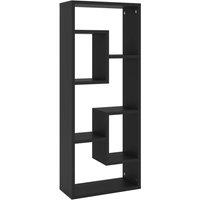 Vidaxl Wall Shelf Black 36X16X90 Cm Engineered Wood, Black