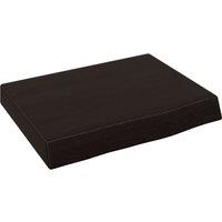 Vidaxl Wall Shelf Dark Grey 40X30X4 Cm Treated Solid Wood Oak, Brown