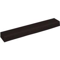 Vidaxl Wall Shelf Dark Grey 60X10X6 Cm Treated Solid Wood Oak, Brown