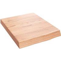 Vidaxl Wall Shelf Light Brown 40X50X6 Cm Treated Solid Wood Oak, Brown
