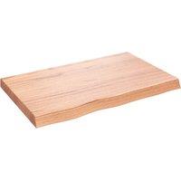 Wall Shelf Wooden Floating Shelf Display Shelf Treated Solid Wood Oak vidaXL